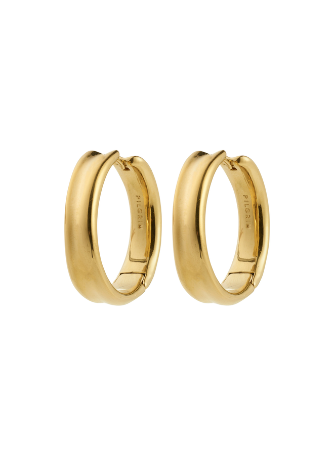 Pilgrim KAYDEN hoops gold-plated