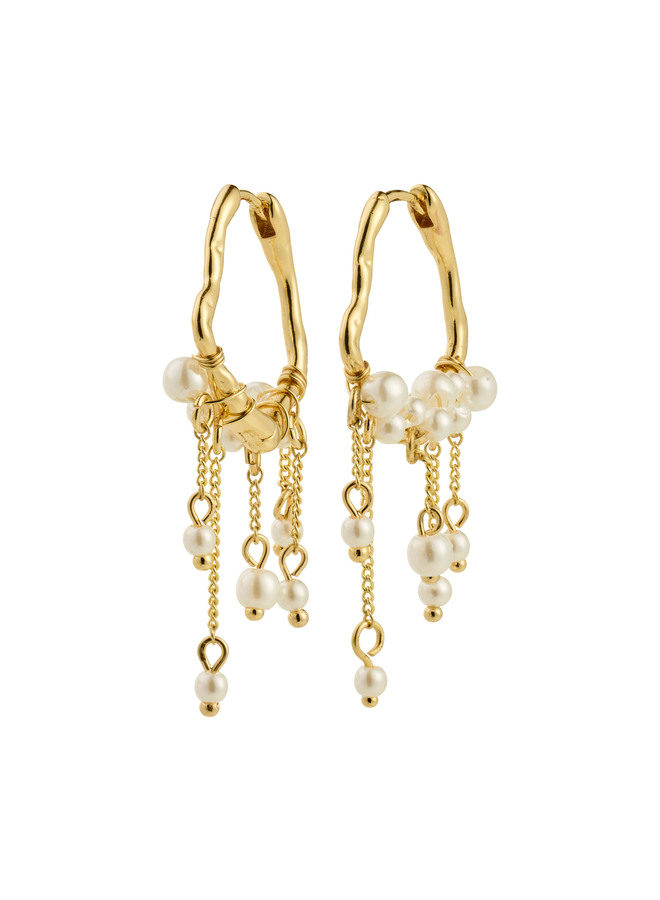 Pilgrim JASPER earrings gold-plated