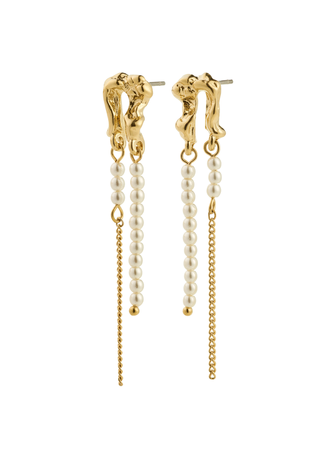 Pilgrim VINCENT earrings gold-plated