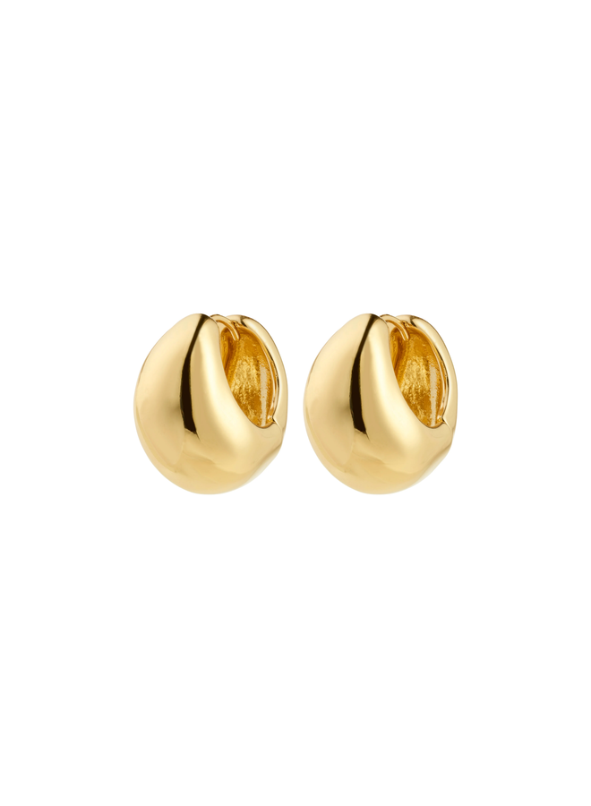 Pilgrim FREE hoops gold-plated