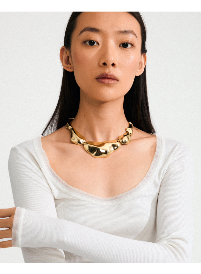 Pilgrim FREE statement necklace gold-plated