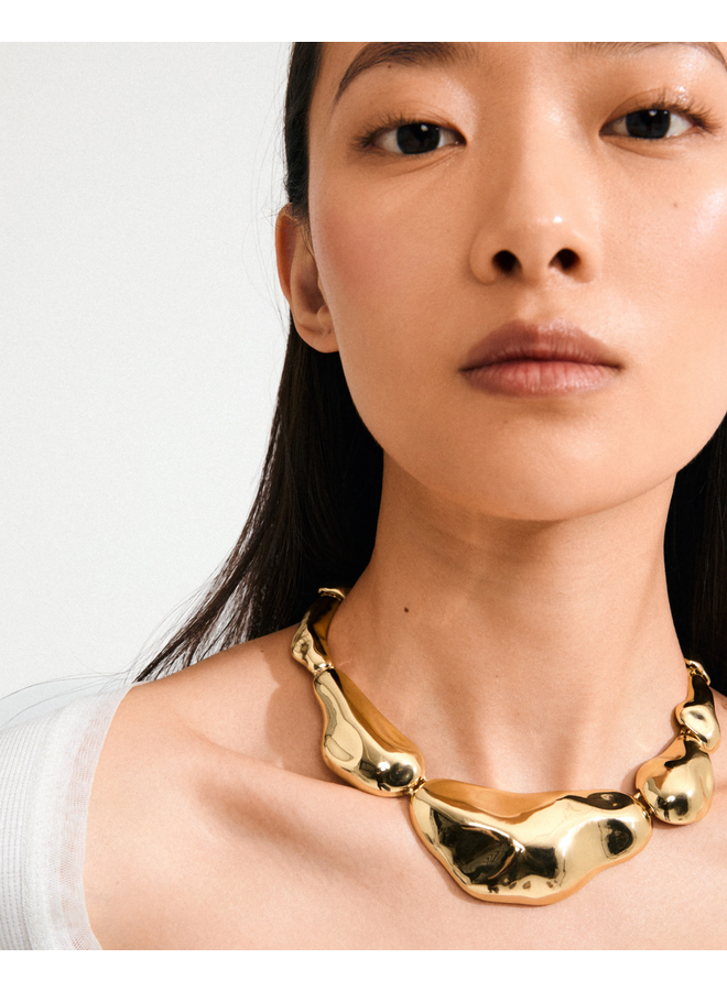 Pilgrim FREE statement necklace gold-plated