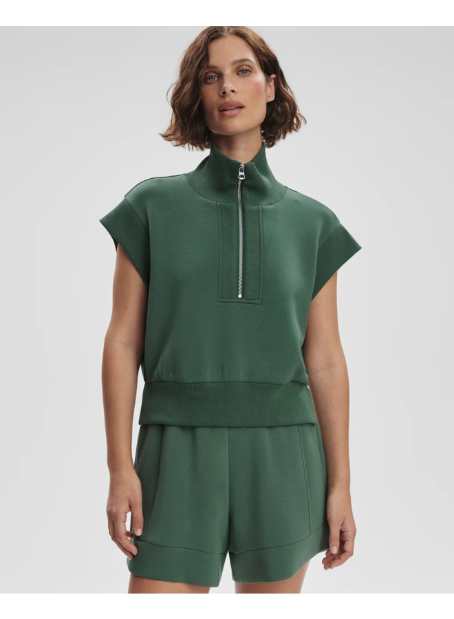 Varley Kelly Half Zip Sweat Cilantro