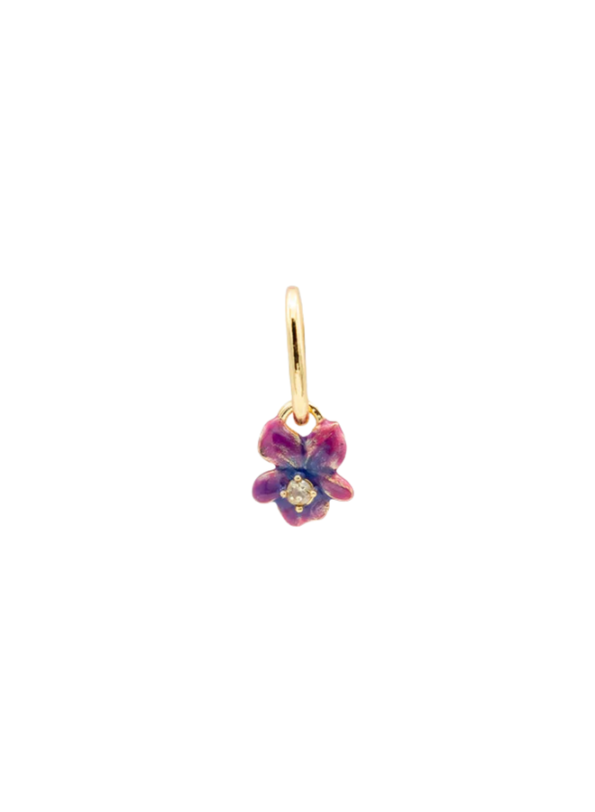 Les Néréides Small Violet Pendant
