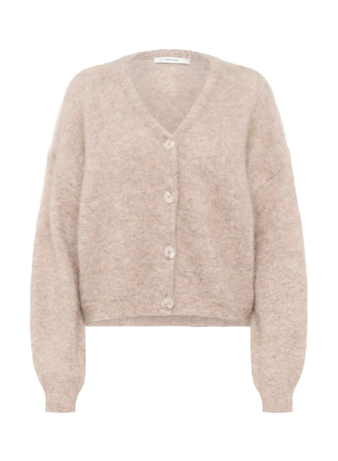 Gestuz Debbie Cardigan Warm Sand Melange