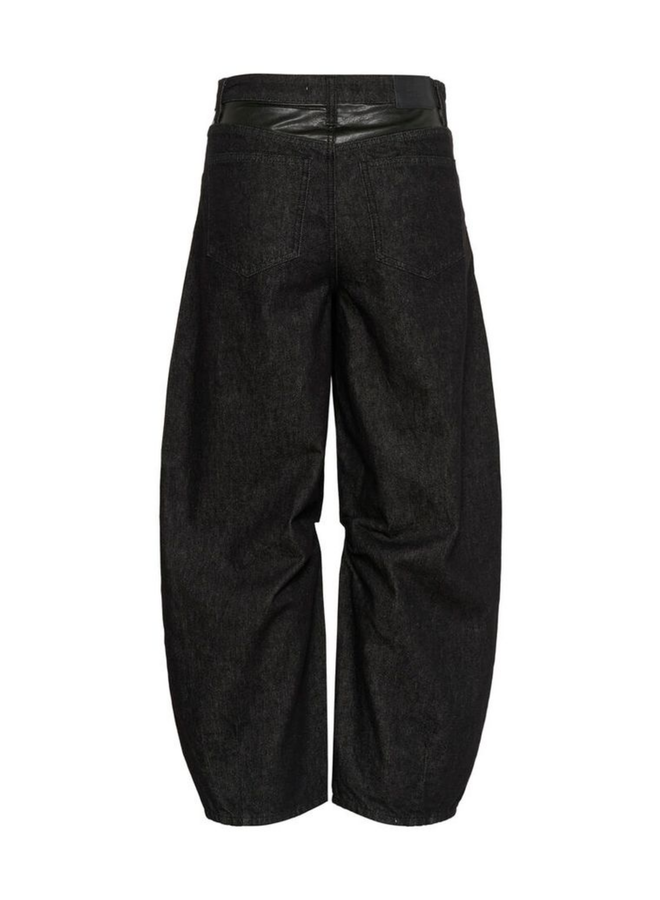 Gestuz Junia HW Bareel Jeans Black