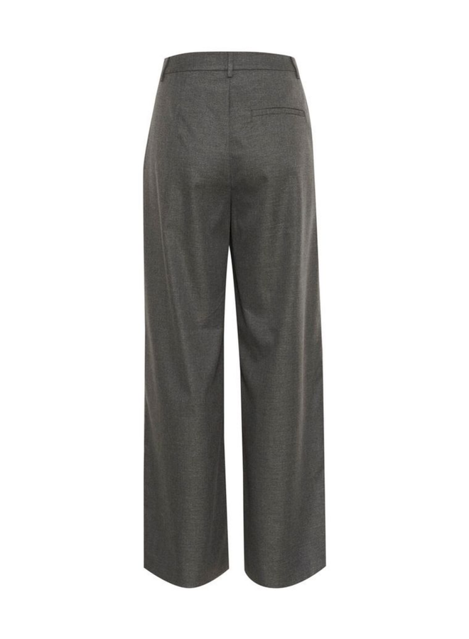 Gestuz Paula MW Wide Pants NOOS Dark Grey Melange