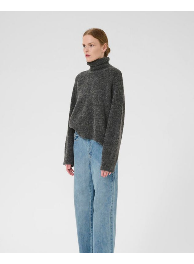 Gestuz Alpha Rollneck NOOS Charcoal Melange