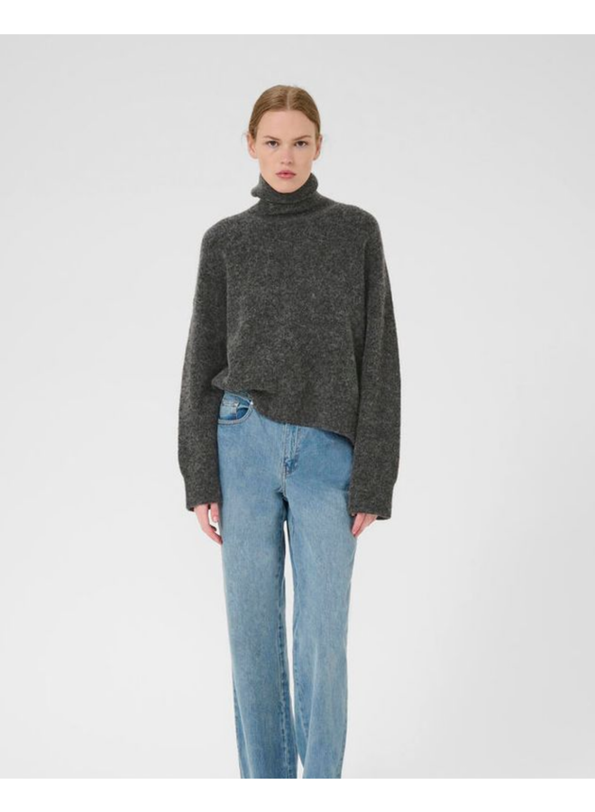 Gestuz Alpha Rollneck NOOS Charcoal Melange