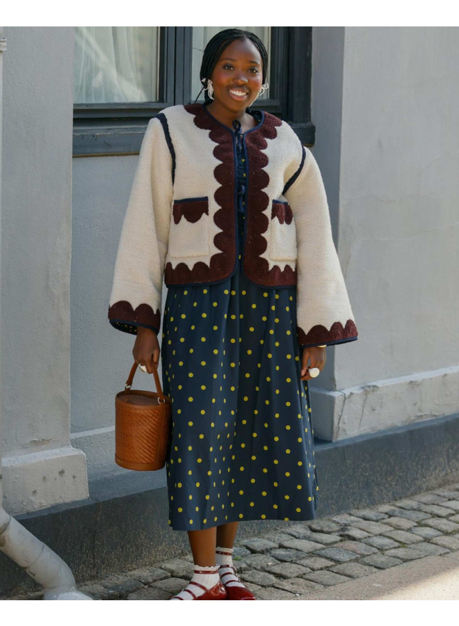 Sissel Edelbo Tamara Jacket Suzani Embroidery Off White