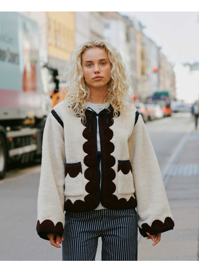 Sissel Edelbo Tamara Jacket Suzani Embroidery Off White