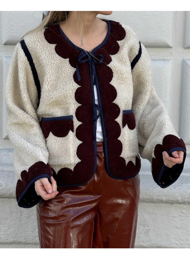 Sissel Edelbo Tamara Jacket Suzani Embroidery Off White