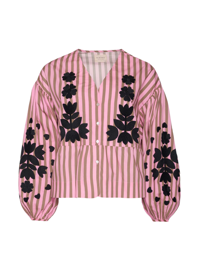 Sissel Edelbo Rikke Top Organic Cotton Pink Stripes