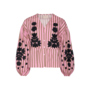 Sissel Edelbo Rikke Top Organic Cotton Pink Stripes