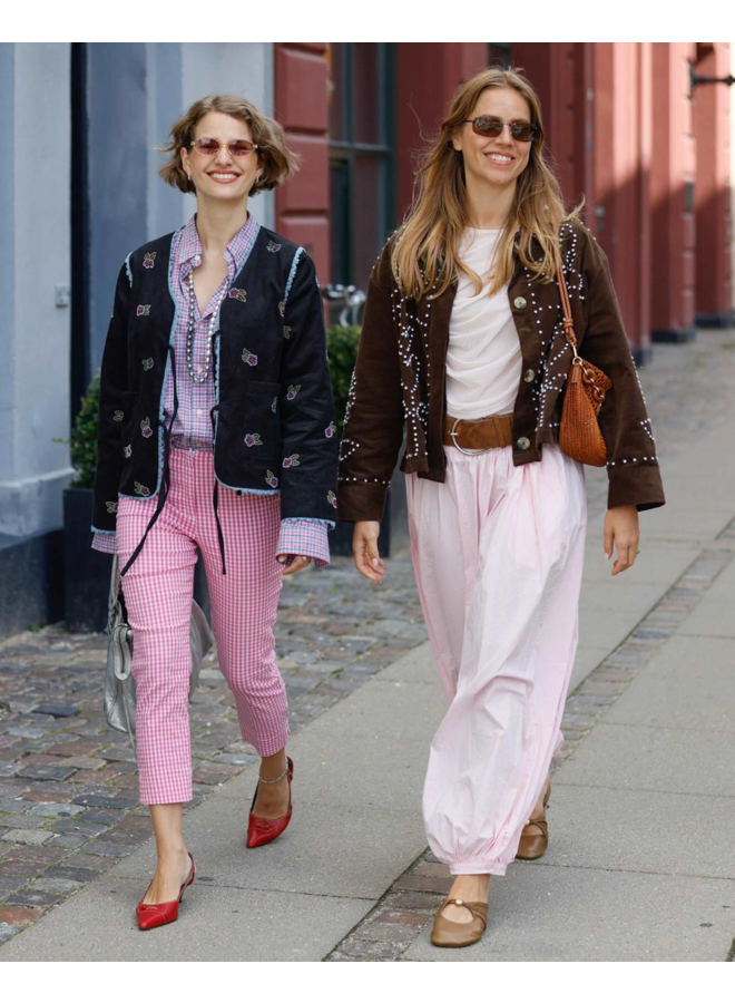 Sissel Edelbo Emme Jacket Leftover Fabric Brown