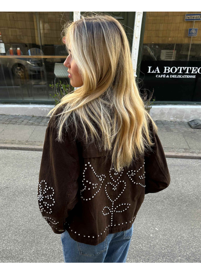 Sissel Edelbo Emme Jacket Leftover Fabric Brown