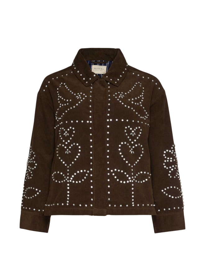 Sissel Edelbo Emme Jacket Leftover Fabric Brown