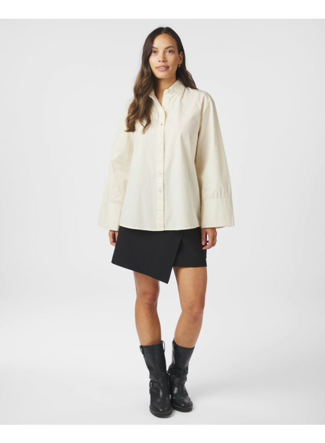 Neo Noir Ayari Poplin Shirt Light Yellow