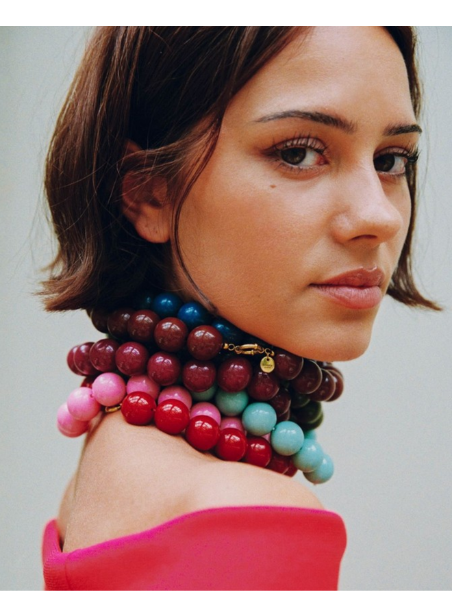 Bonnie Studios Wilma Necklace 45cm Aubergine