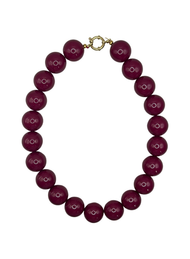 Bonnie Studios Wilma Necklace 45cm Aubergine