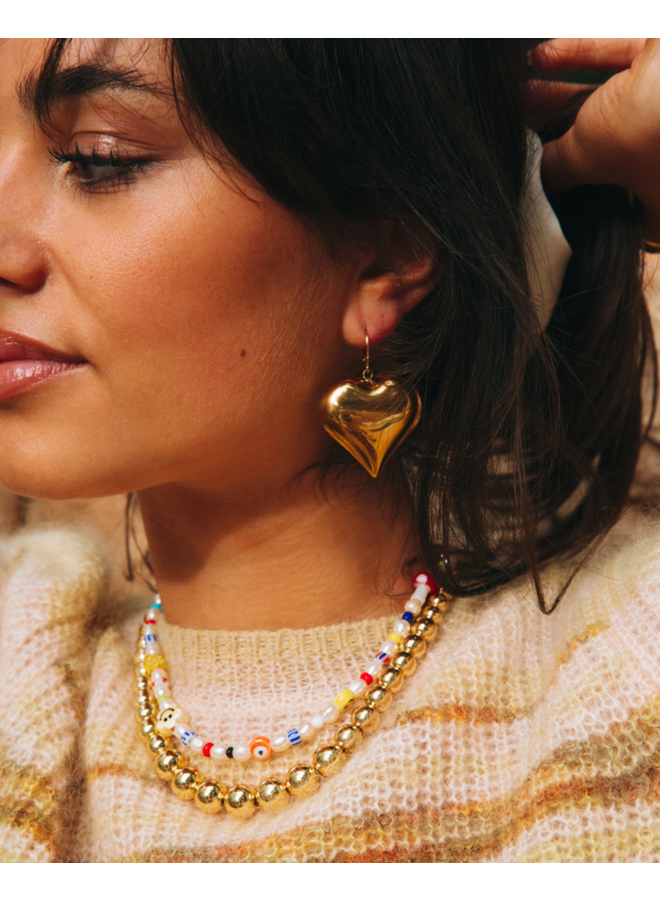 Bonnie Studios Heart Pendant Gold