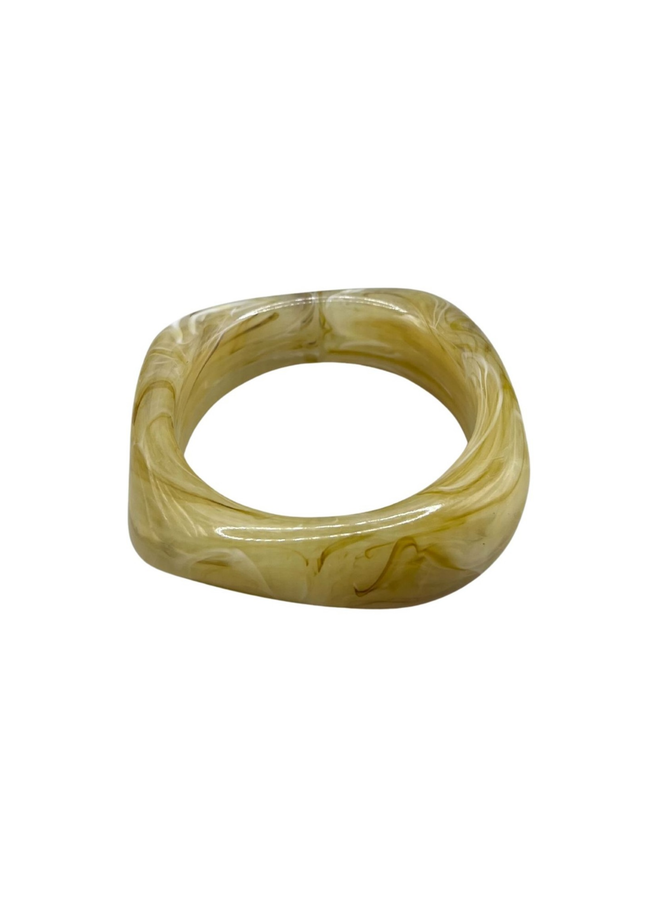 Bonnie Studios Resin Bracelet Yellow