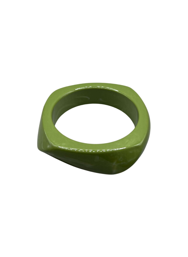 Bonnie Studios Resin Bracelet Olive Green