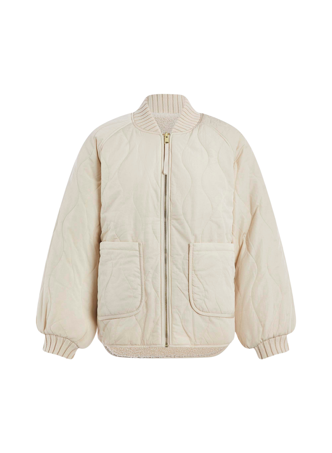 Varley Serina Reversible Quilt Jacket Sandshell