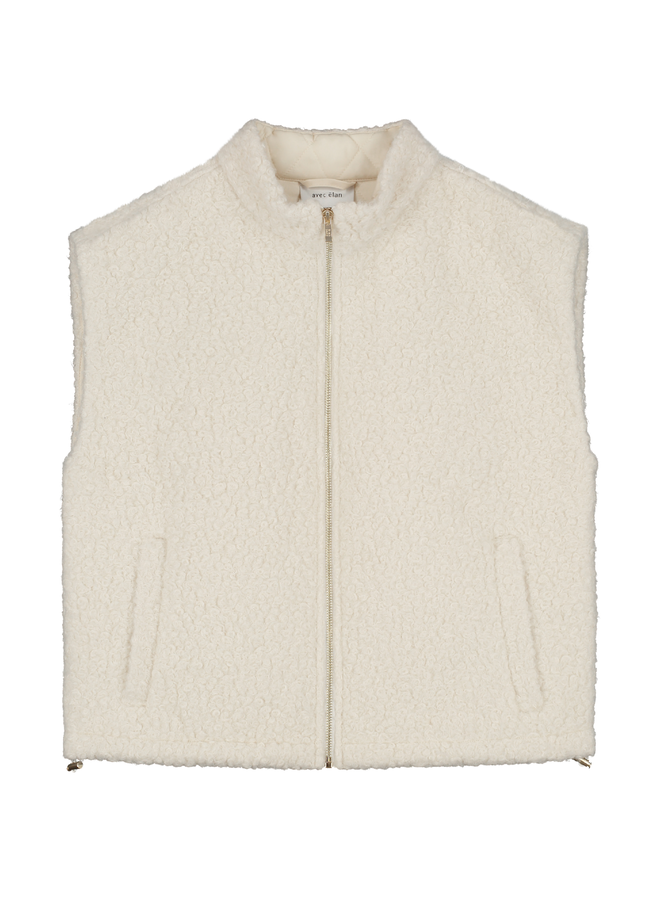 Avec Elan Simone Gilet Off White