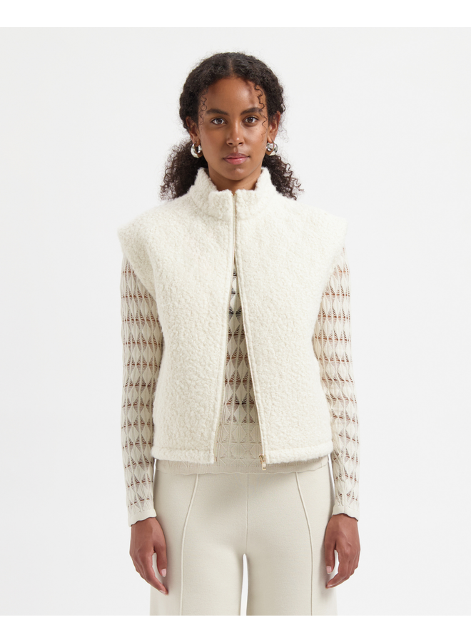 Avec Elan Simone Gilet Off White
