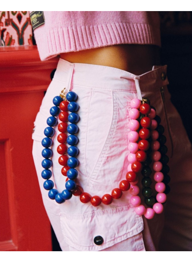 Bonnie Studios Wilma Necklace 45cm NEW Pink