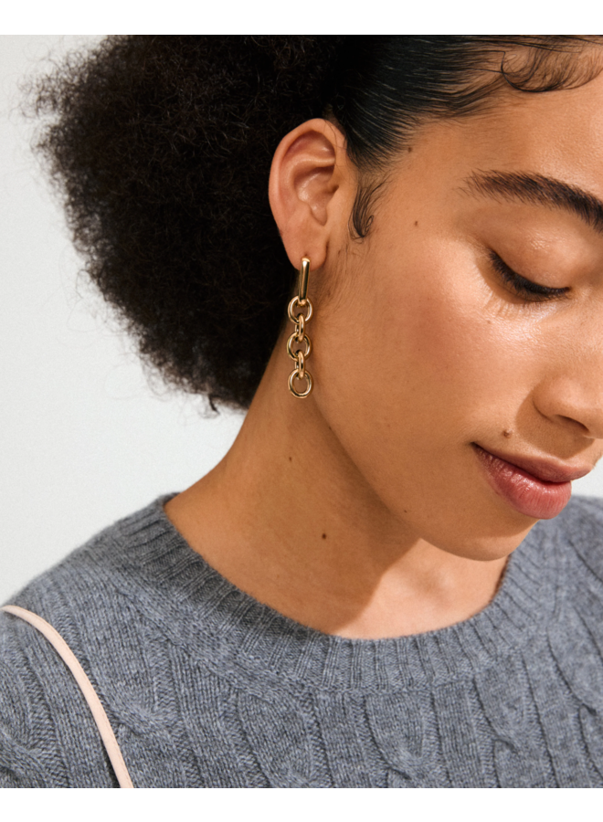 Pilgrim PHASE earrings gold-plated