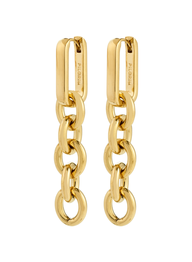 Pilgrim PHASE earrings gold-plated