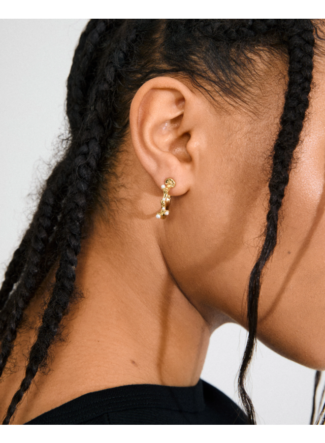 Pilgrim HADLEY earrings gold-plated