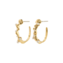 Pilgrim HADLEY earrings gold-plated
