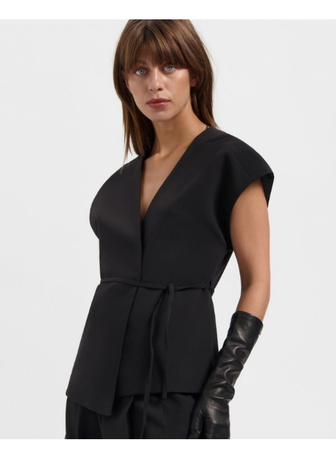 Azulae Elsie Gilet Black
