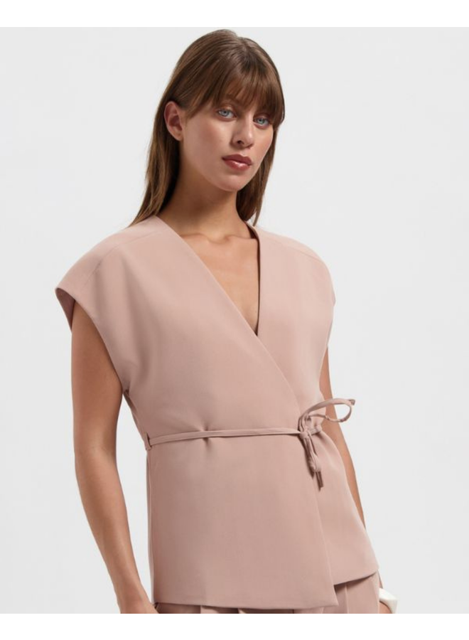 Azulae Elsie Gilet Pink