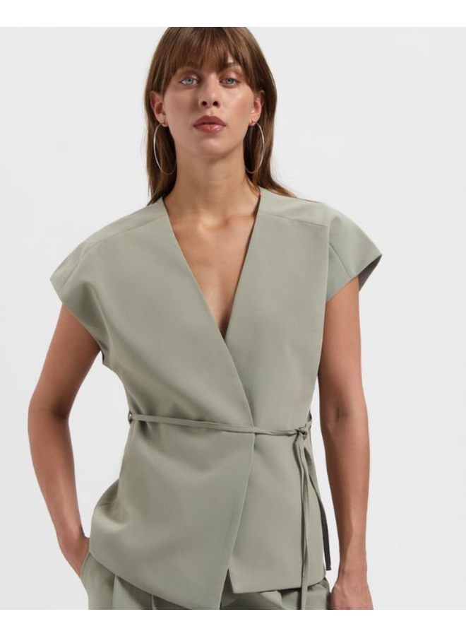 Azulae Elsie Gilet Vetiver