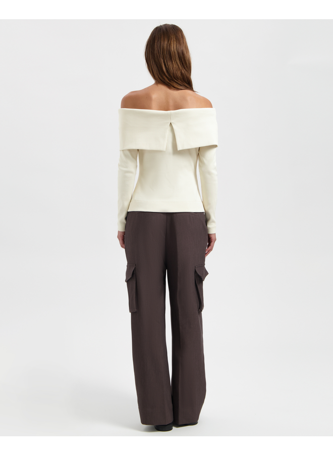Azulae Minushka Off Shoulder Top Sand