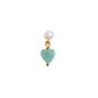 Stine A Mini Amour Earring - Amazonite - Per Stuk