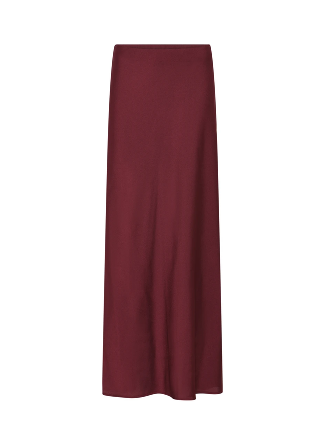 Bruuns Bazaar Acacia Joanelle Skirt Burgundy