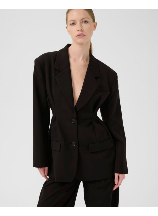 Gestuz Paula Waist Blazer Black