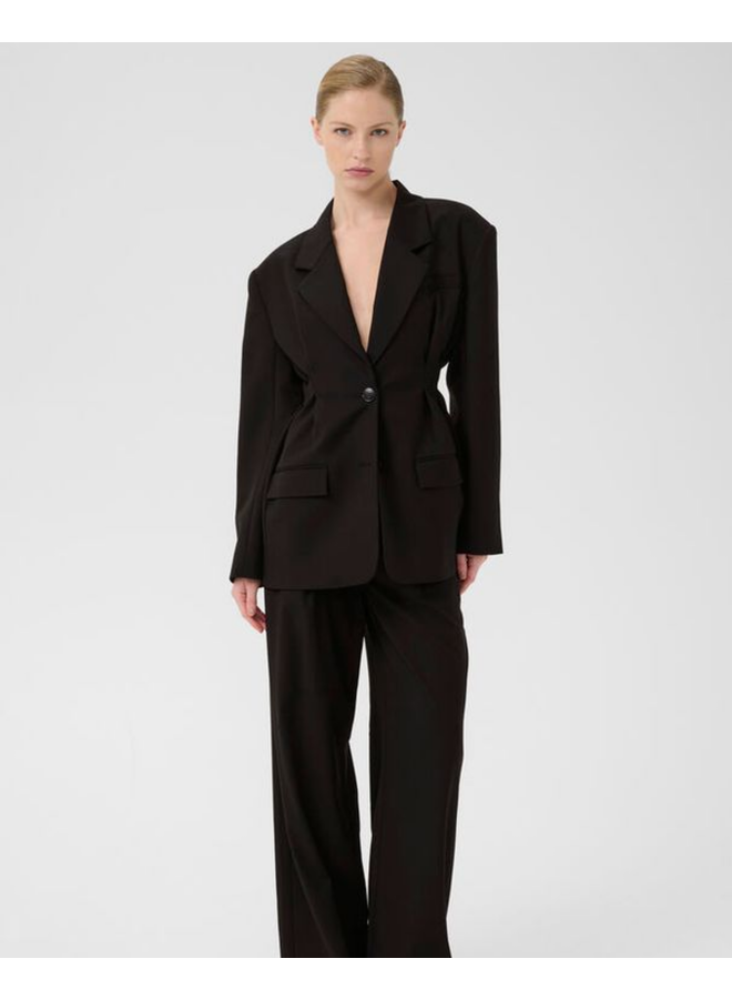 Gestuz Paula Waist Blazer Black