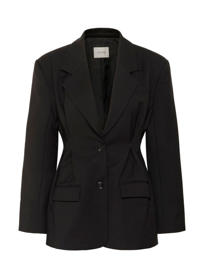 Gestuz Paula Waist Blazer Black