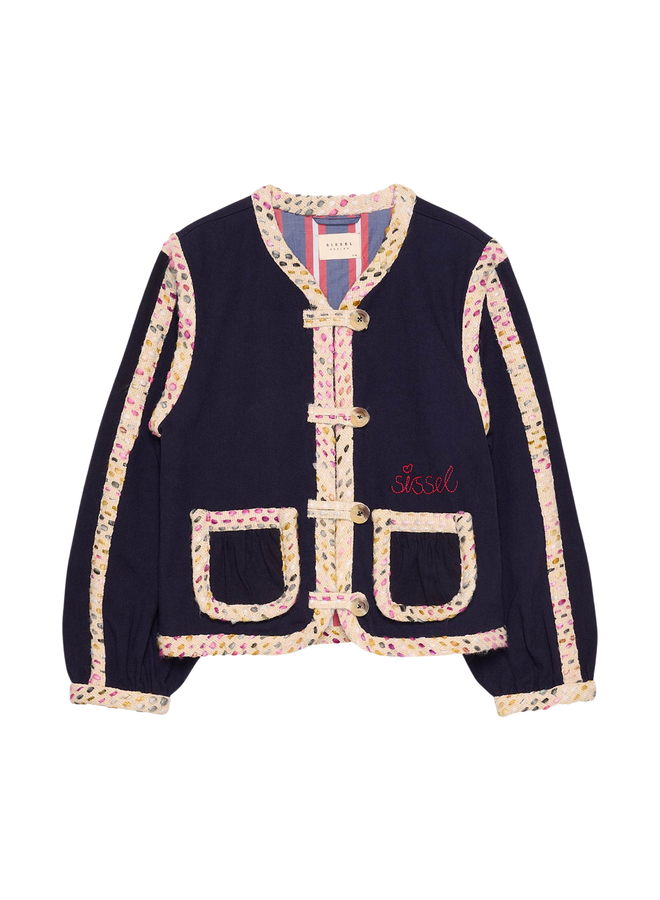 Sissel Edelbo Como Jacket Organic Cotton Navy