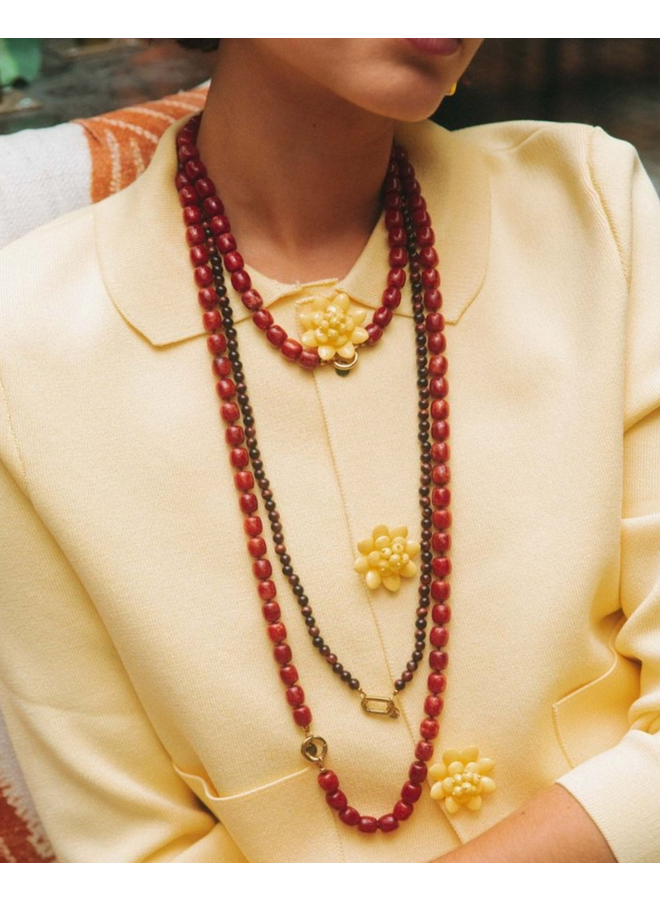 Bonnie Studios Tiger Necklace Dark Brown