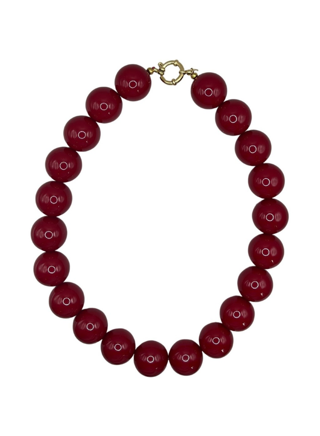 Bonnie Studios Wilma Necklace 45cm Burgundy