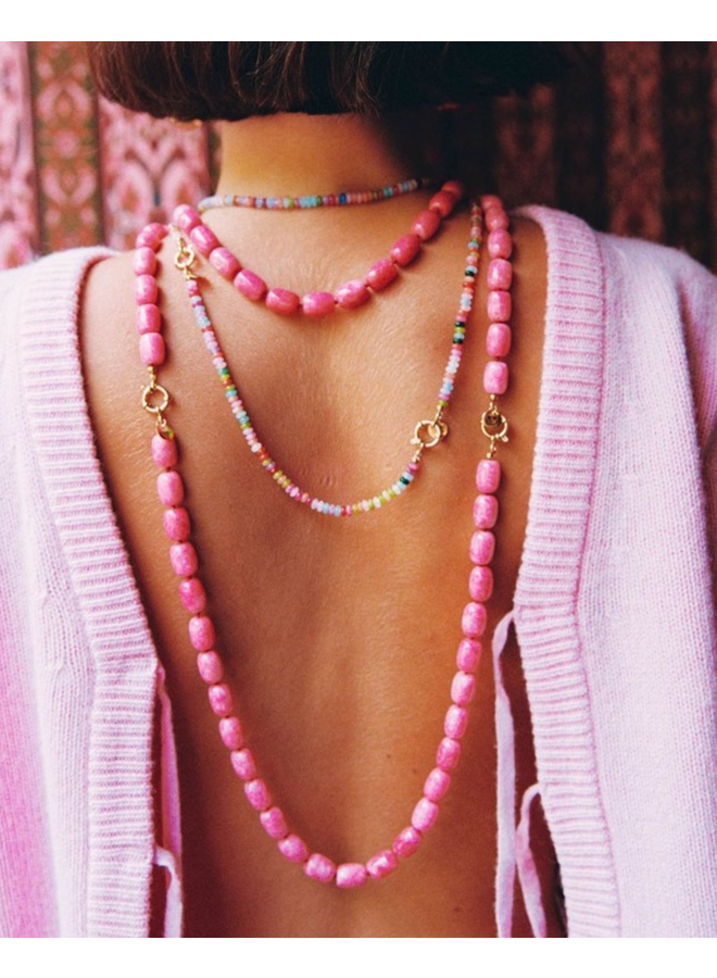Bonnie Studios William Pink Necklace 45cm