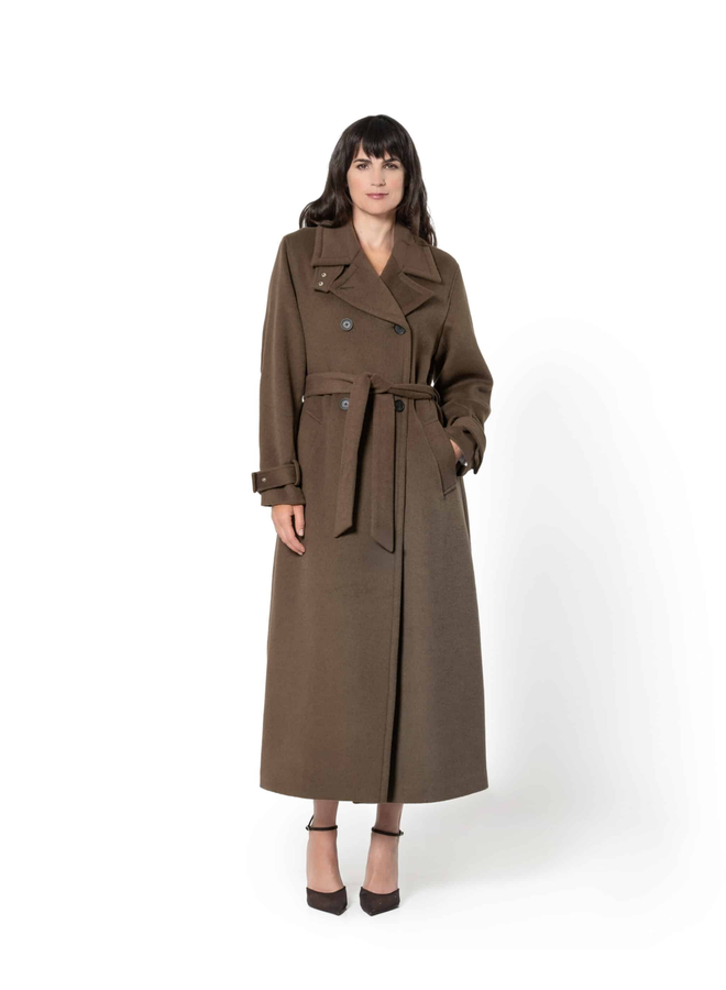 Giacomo Wool Coat Hazel