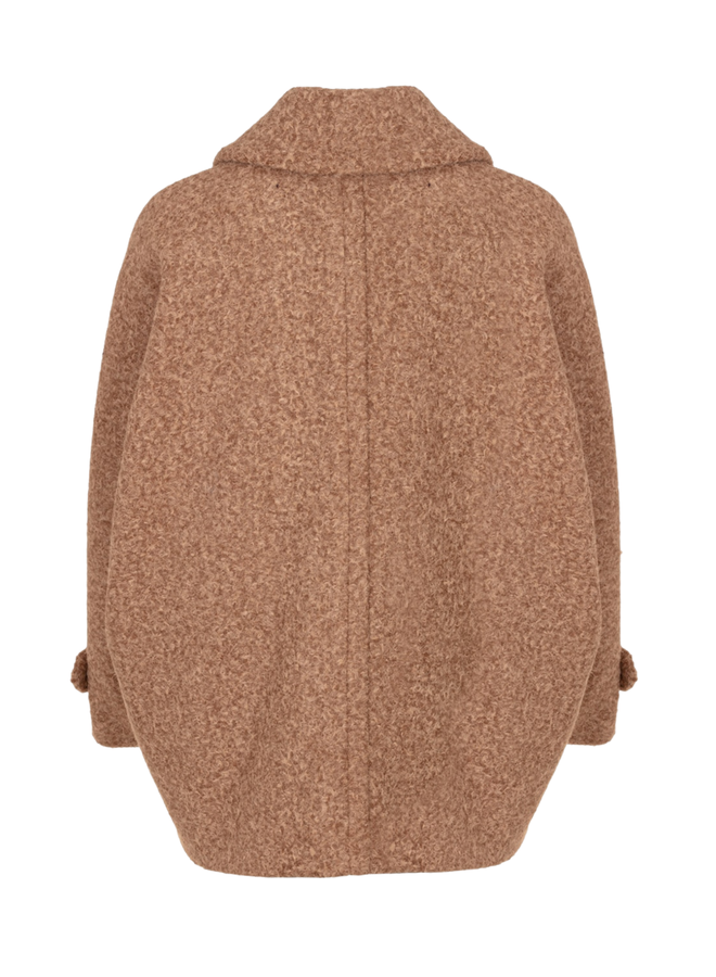 Giacomo Cape Jacket Dark Latte